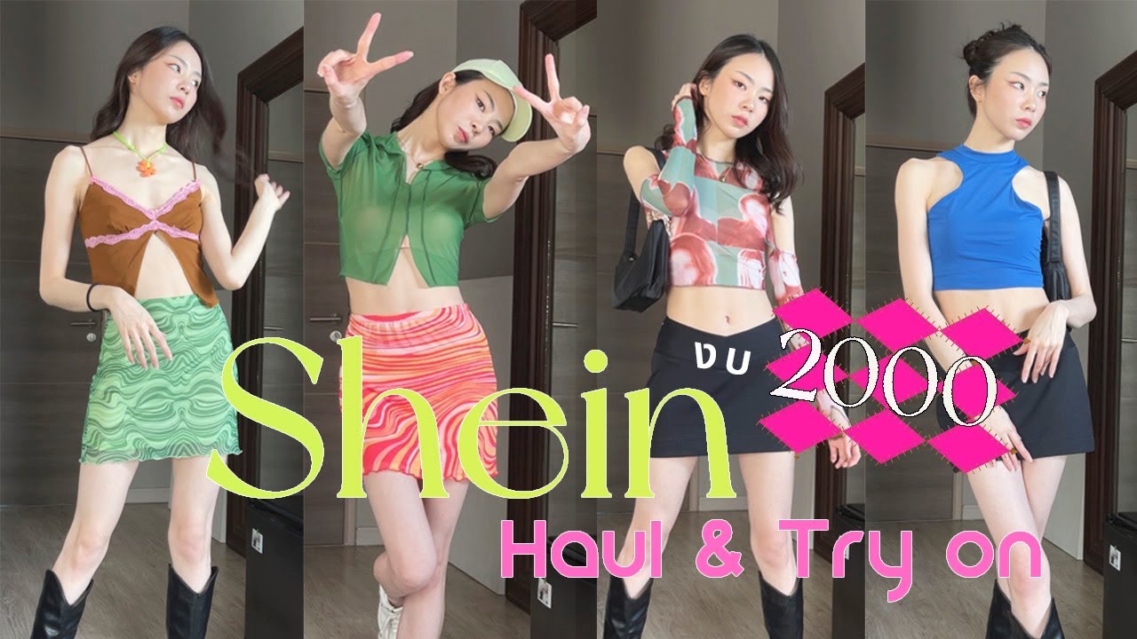 UNBOX & Try on SHEIN HAUL✨ งบ 2,000 ได้เสื้อผ้ามาแบบจุกๆ สไตล์ Y2K ต้องคลิก 🛍