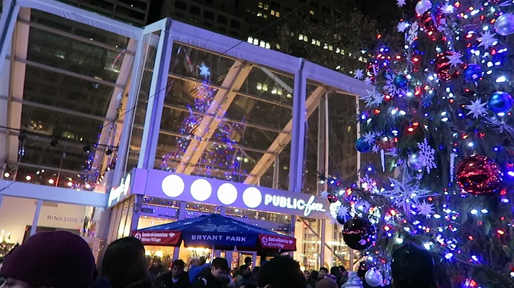 Christmas Tree at Bryant Park Winter Village