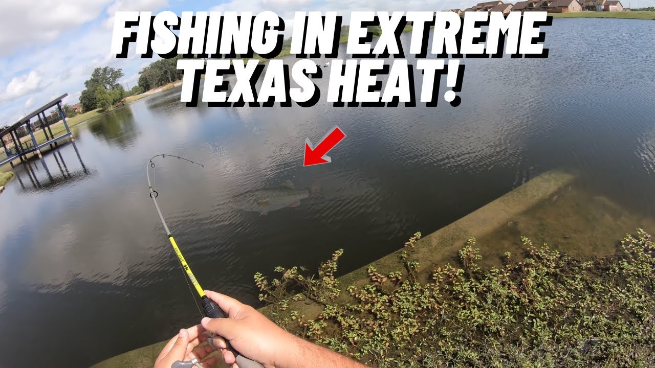 Catching Fish In INSANE 100+ Degree Weather (Texas Summer Bass Fishing
