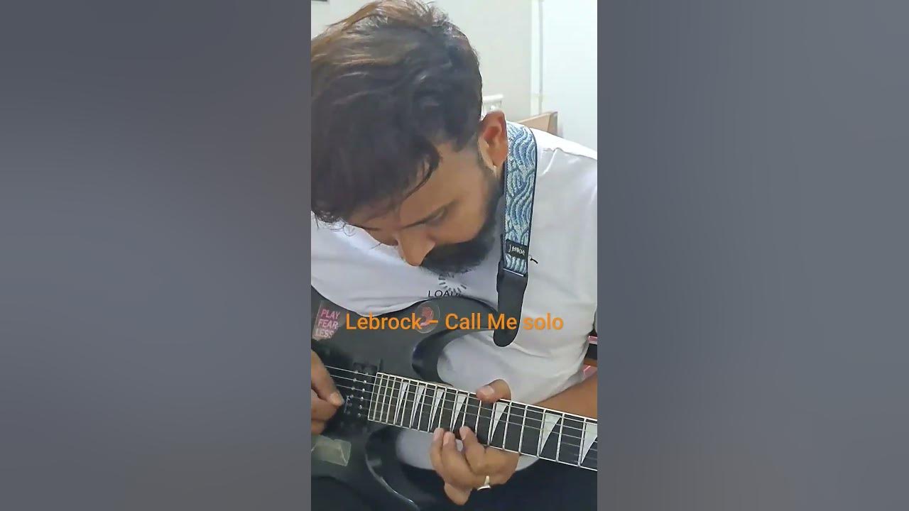 Lebrock - Call me solo cover   #melodic #rock #metal #guitar