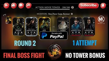 Action Movie Fatal Tower 200▪️Round 2 🎮 Mortal Kombat Mobile/MK Mobile #mortalkombatmobile #mkmobile