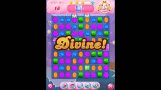 Gameplay Candy Crush Saga Level 2645 Get Sugar Stars, 3 Moves Completed #candycrushsaga #candycrush screenshot 2