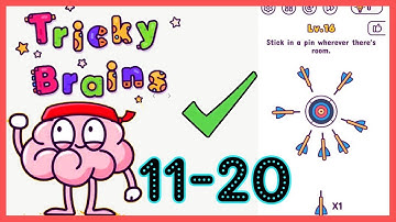 Tricky Brains Level 11 12 13 14 15 16 17 18 19 20 Solution Walkthrough