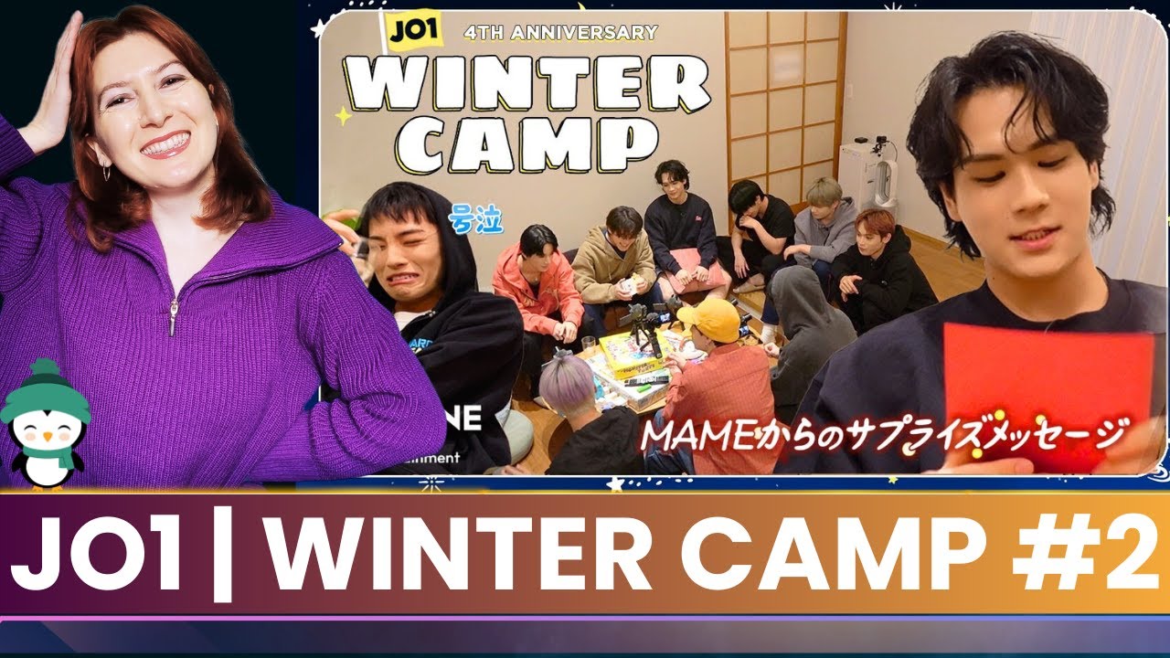 [JO1 4TH ANNIVERSARY WINTER CAMP] #2 🌟Reaction リアクション