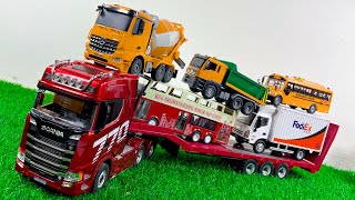 Unboxing the Scania Huina 770s RC Truck Trailer Toy Car, Toronto Long Truck Molen