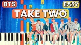 BTS Take Two | Easy Piano Tutorial For Beginners (Learn To Play Now) - Easy Piano