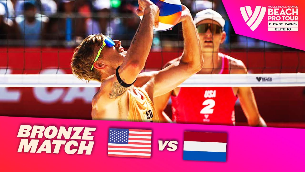 Schalk/Shaw vs. van de Velde/Brouwer - Bronze Match Highlights | Playa del Carmen 2025 