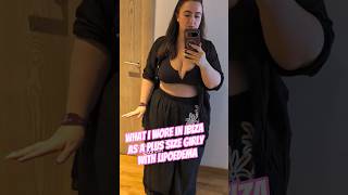 Ibiza plus size girly poolside OOTD ✌🏽☀️