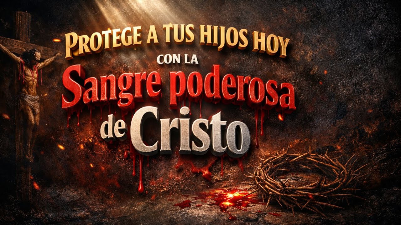 Poderosa oración para cubrir a tus hijos con la Sangre de Cristo - YouTube