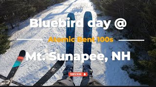 Skiing at Mount Sunapee, NH on Atomic Bent 100s - 2/10/24