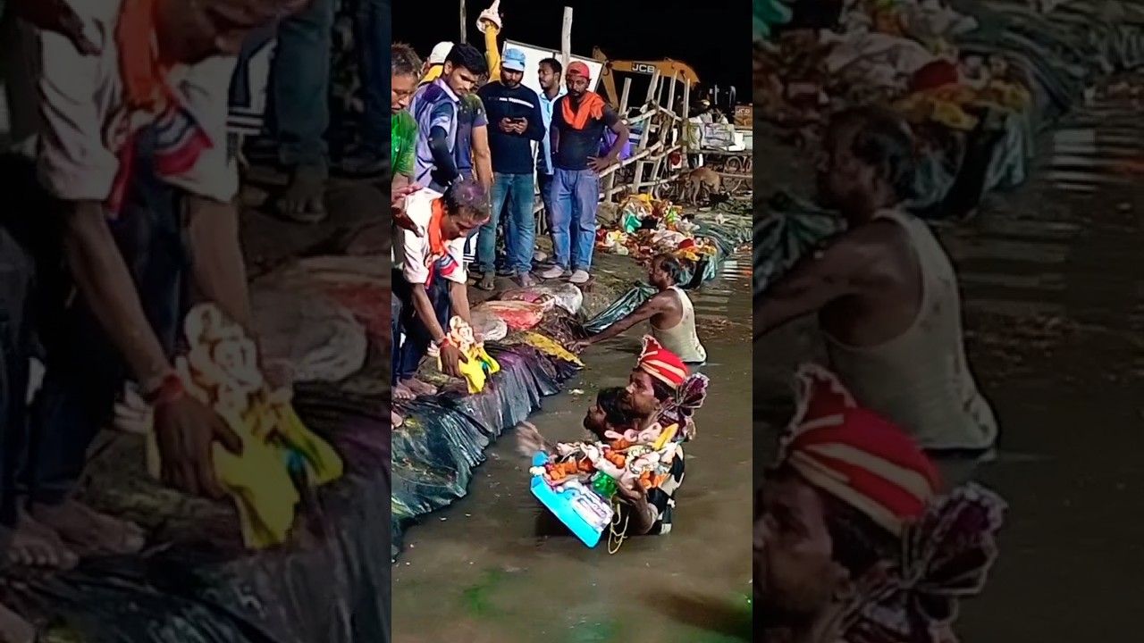 GANPATI VISARJAN ✨😍#ganpatibappamorya #visarjan #ganeshchaturthi #minivlog