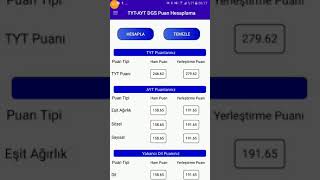 Tyt Ayt Dgs Puan Hesaplama Tanıtım