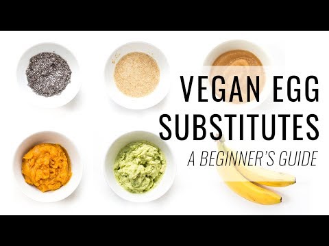 HOW TO MAKE VEGAN EGG SUBSTITUTES | a beginner's guide to vegan baking