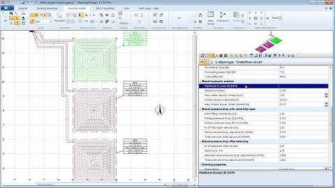 TiSoft HeatingDesign, Floor heating