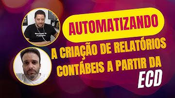 Mentoria DMI - Automatizando a criação de relatórios contábeis a partir da ECD