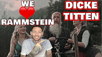 JUST LOVE RAMMSTEIN!!! Rammstein - Dicke Titten (REACTION)