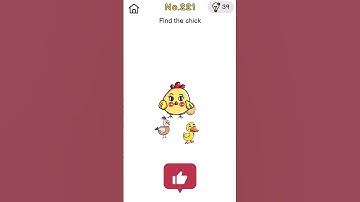 Brain Out Level 221 / No.221 – Find the chick 🐣 #brainout  #mobilegame #games #shorts #puzzlegame
