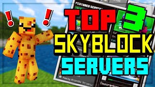Top 3  BEST  HYPIXEL SKYBLOCK Servers In MCPE In 2021! Pocket Edition, Xbox, Windows 10, PS4