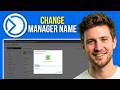How to Change Meta Business Manager Name