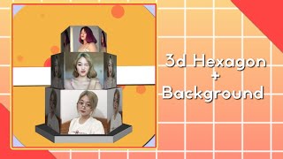 3d Hexagon + Background(Alight Motion)Tutorial#4