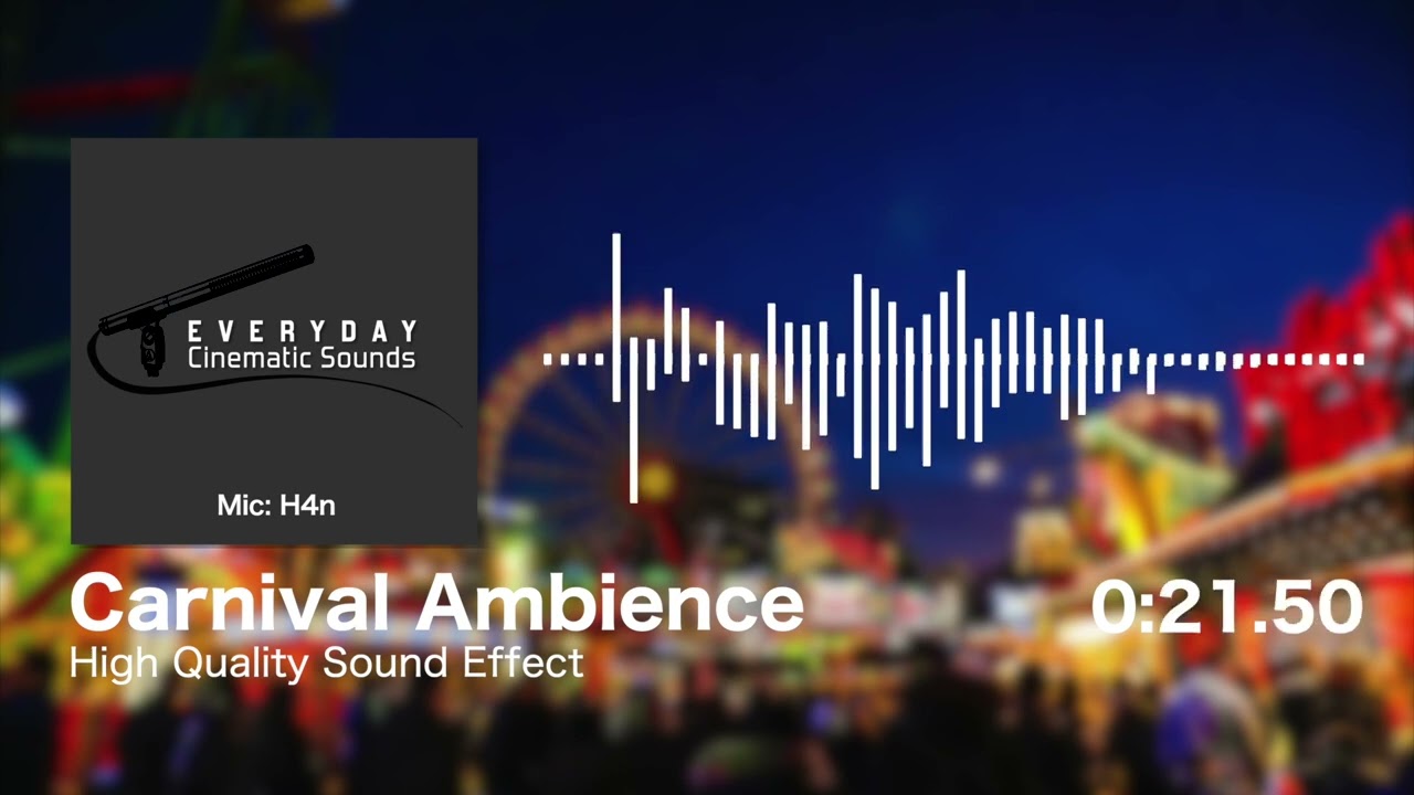 Carnival Ambience HQ Sound Effect YouTube