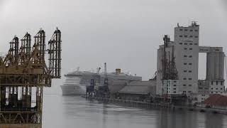 Costa Smeralda Ship Sets Off From Italys Savona - Zarpa De Savona El Crucero Costa Esmeralda -