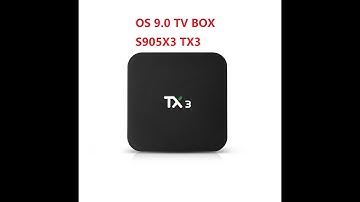 Amologic S905X3 TX3 Android 9 TV Box Showtime