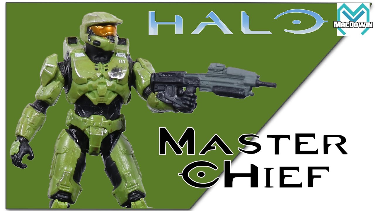 World of Halo 3.75-Inch Master Chief Figure with Assault Rifle *BRAND NEW Halo 