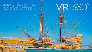 Mayflower Ii, Plymouth, Machusetts Virtual Tour Vr 360 Travel Experience History