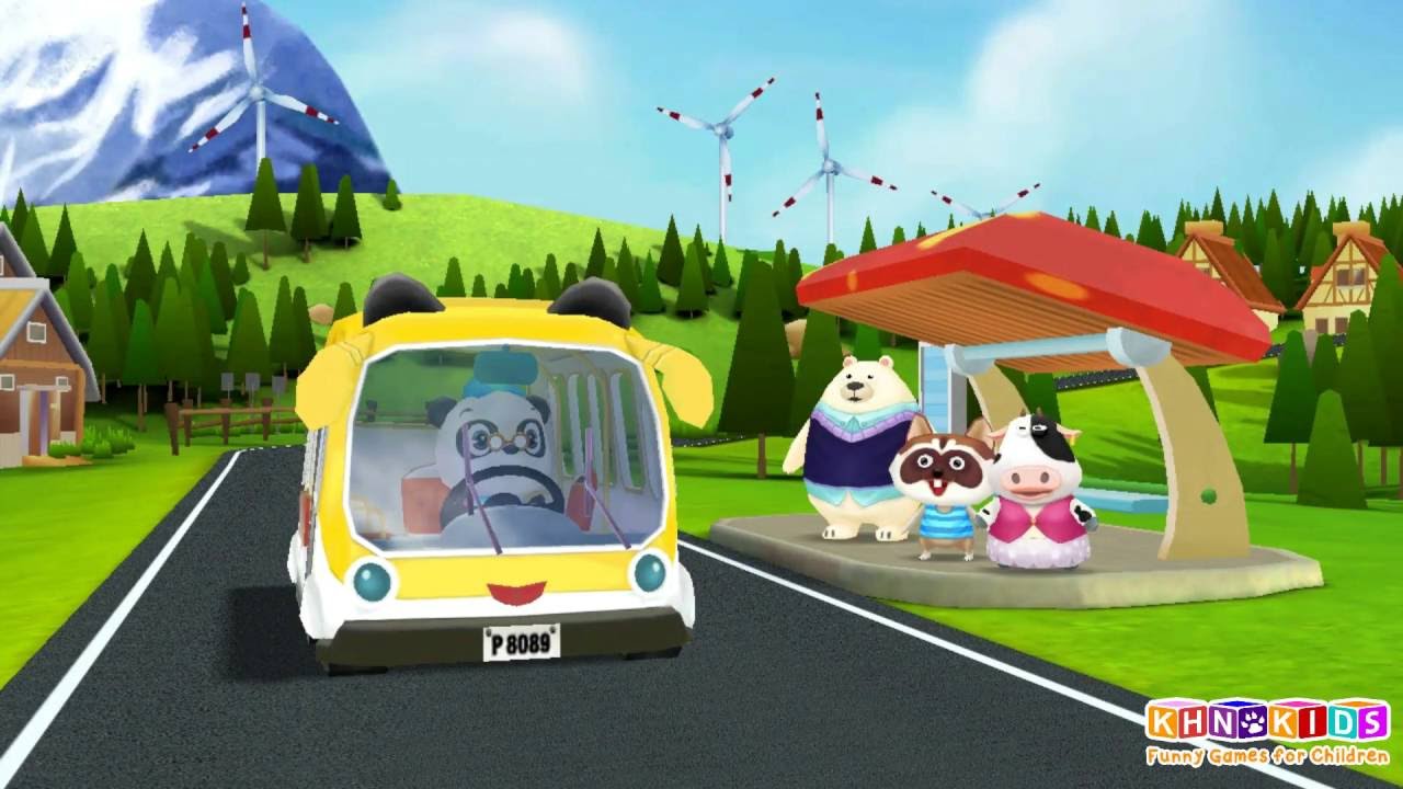 Dr. Panda Bus Driver Funny Games for Children YouTube