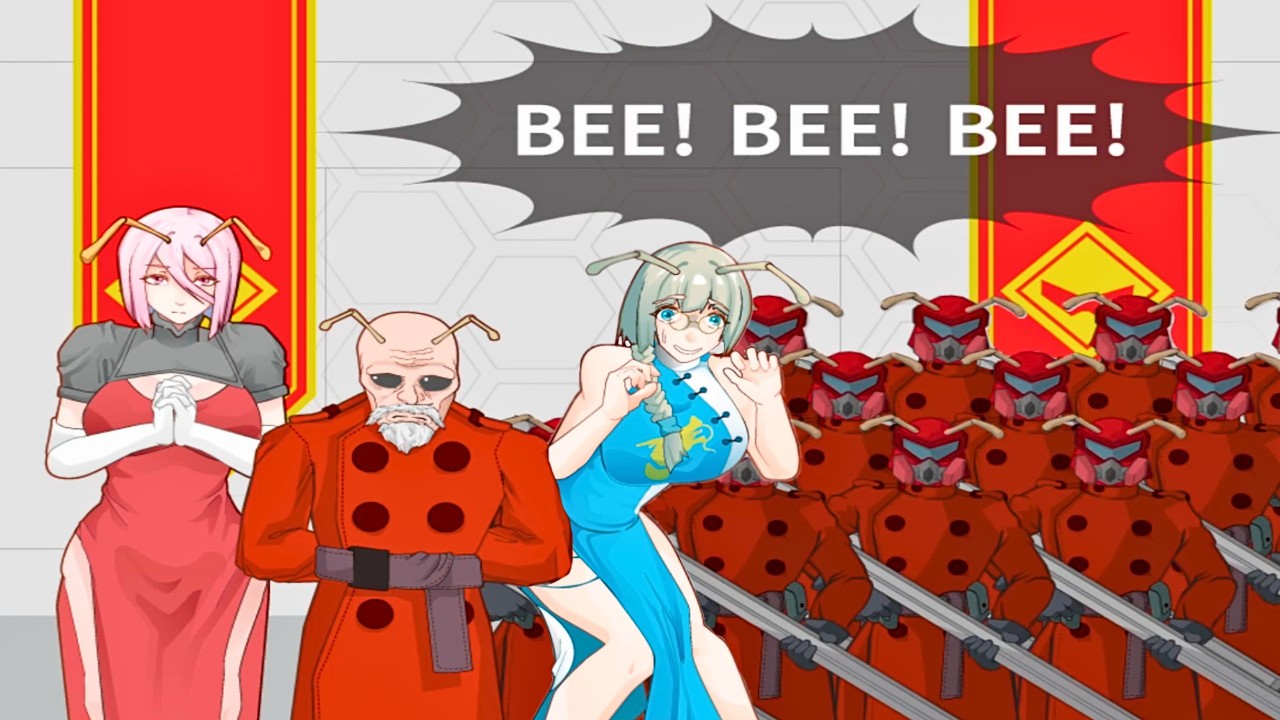 ONE ARMY OF BEE PEOPLE DECIDED TO CONQUER EVERYONE ON THEIR CONTINENT! - キラービー空挺師団 GamePlay