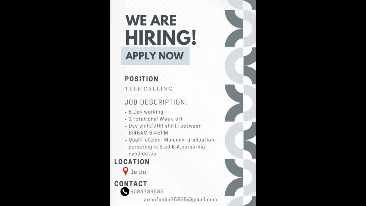 WE ARE HIRING,JOBS IN AGRA