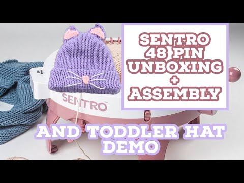 unbox my new sentro 48 pin knitting machine with me 🥰 hope you