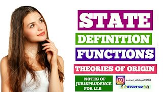 STATE IN JURISPRUDENCE | Definition | Essential Elements | Functions | Theories of the STATE ORIGIN