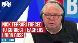 Nick ferrari had to correct a claim on coronavirus from the boss of
leading teachers' union. dr. patrick roach is former teacher and
general secretary of...