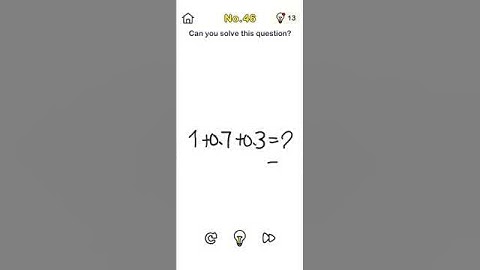 Can you solve this question? - brain out level 46 #shorts