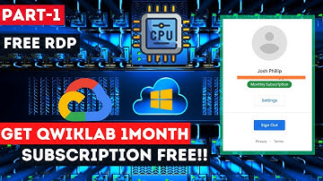 Get QWIKLAB 1MoNTH SuBSCRIPTION FREE!!