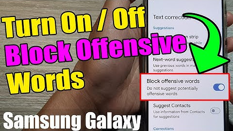 🚫 How to Turn On/Off Block Offensive Words in Google Keyboard & Voice Typing on Galaxy S22/S23/S24!