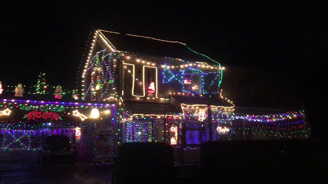 Christmas lights in Johnstone 2019 YouTube