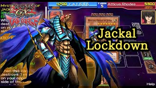 Mystical Knight Of Jackal Hand Lock Vs. Atticus Rhodes Yugioh Gx Tag Force 1