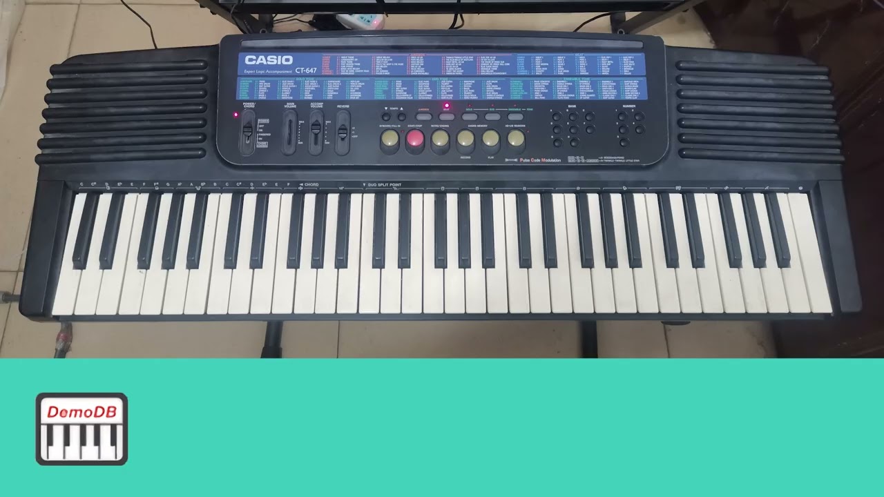 CASIO カシオ 電子ピアノ61鍵盤 CT-647 Casio CT-647 Electric Keyboard Instrument Working - for sale
