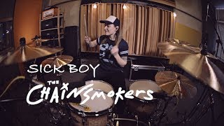 The Chainsmokers - Sick Boy (drum cover by Vicky Fates)
