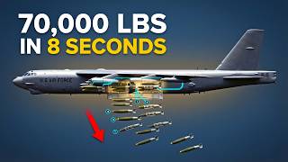 How the B-52 Actually Drops 70,000 Pounds of Bombs in One Pass
