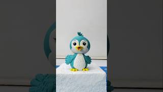 Cute Baby Bird Fondant Topper 🐦 | Step-by-Step Fondant Tutorial | Cake Decoration #shorts #ytshorts