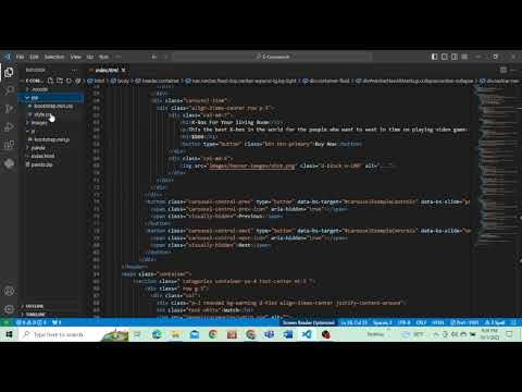 Simple E-commerce website using Html,  Css, Bootstrap