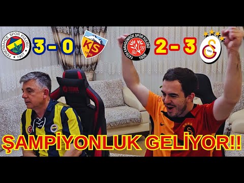 FANATİK FB'Lİ BABA VE GS'Lİ OĞLU FENERBAHÇE VE GALATASARAY MAÇLARINI İZLİYOR