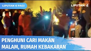 Ditinggal Penghuni Cari Makan Malam, Rumah di Tanggamus Terbakar | Liputan 6