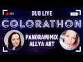  colorathon 2023  duo live avec allya art