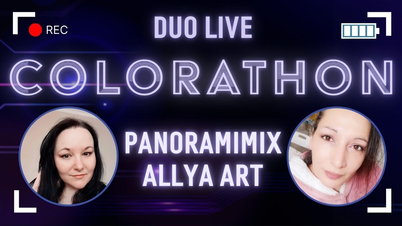 🎞️ COLORATHON 2023🎨 | Duo live avec Allya Art - YouTube