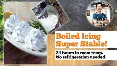 Boiled Icing Super Stable | Hot and Cold Weather Proof Icing | @jeffblogs